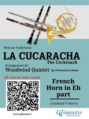 cover image of French Horn in Eb part of "La Cucaracha" for Woodwind Quintet